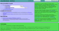 Desktop Screenshot of joukahainen.puimula.org
